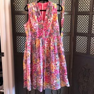 Kate Spade Floral Burnout Dress - Size 14
